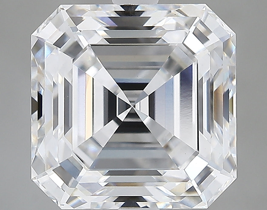 Lab-Grown 3.72 Carat Asscher Cut Diamond color D Clarity VVS2 With GIA Certificate, precious stones, engagement diamonds