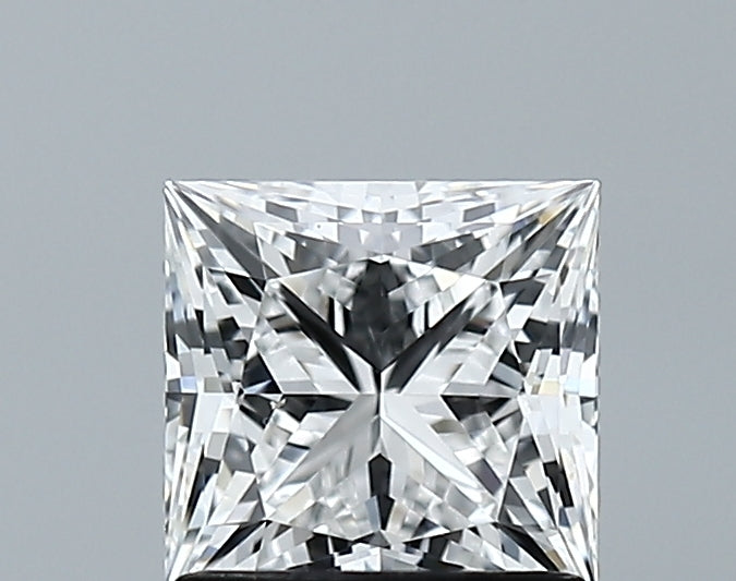 Lab-Grown 1.30 Carat Princess Cut Diamond color E Clarity VVS2 With GIA Certificate, precious stones, engagement diamonds