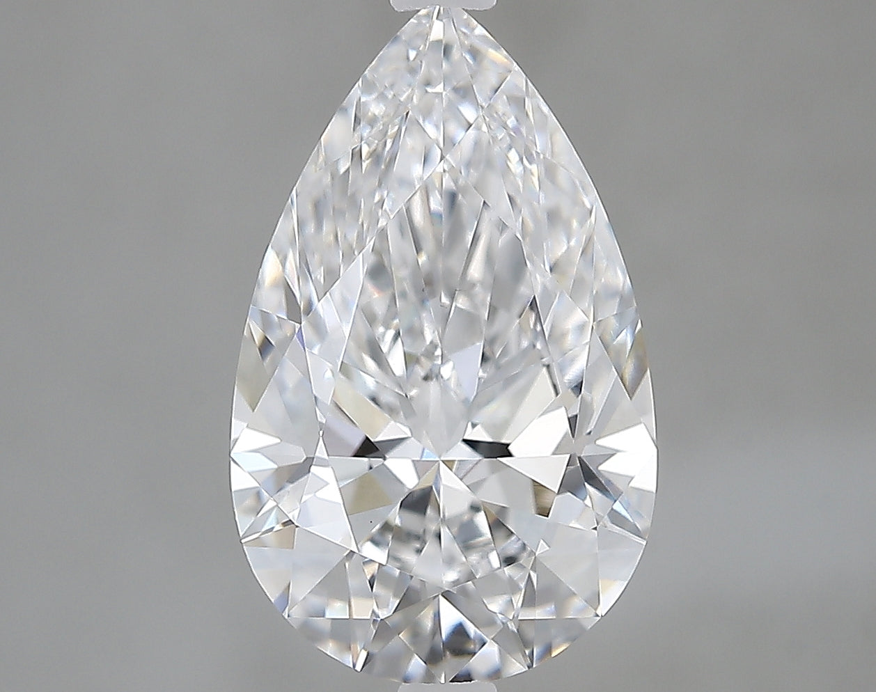 Lab-Grown 2.76 Carat Pear Shape Diamond color D Clarity VVS2 With GIA Certificate, precious stones, engagement diamonds