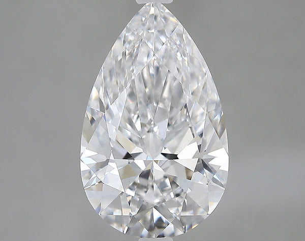 Lab-Grown 2.76 Carat Pear Shape Diamond color D Clarity VVS2 With GIA Certificate, precious stones, engagement diamonds