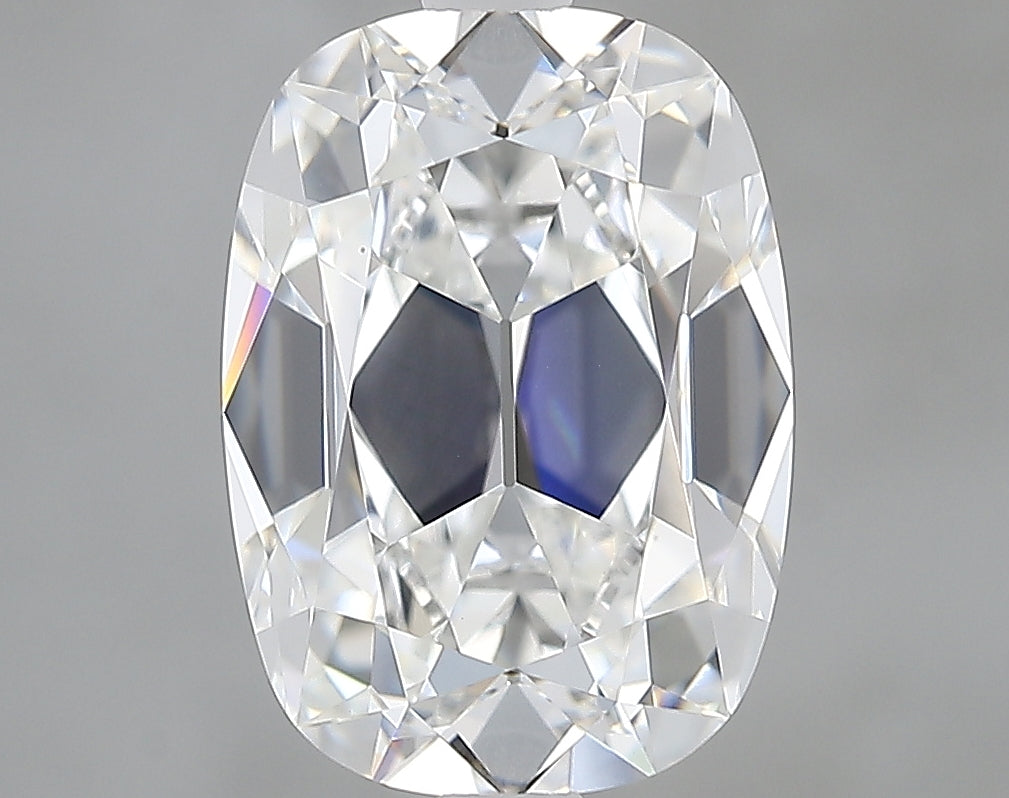 Lab-Grown 2.70 Carat Antique Cushion Cut Diamond color E Clarity VVS2, precious stones, engagement diamonds