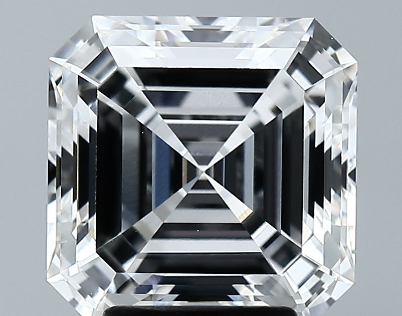 Lab-Grown 4.01 Carat Asscher Cut Diamond color E Clarity VS1 With GIA Certificate, precious stones, engagement diamonds