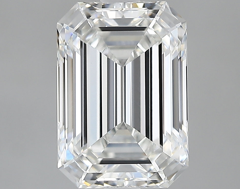 Lab-Grown 2.46 Carat Emerald Cut Diamond color E Clarity VVS2, precious stones, engagement diamonds