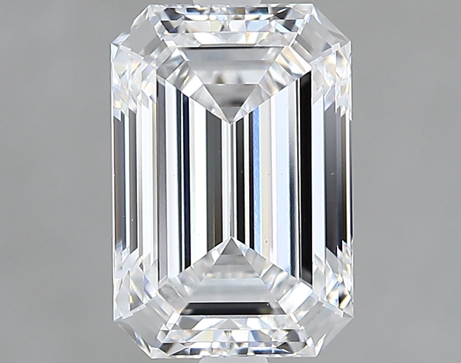 Lab-Grown 2.01 Carat Emerald Cut Diamond color D Clarity VS1 With GIA Certificate, precious stones, engagement diamonds