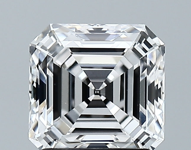 Lab-Grown 1.81 Carat Asscher Cut Diamond color E Clarity VVS1 With GIA Certificate, precious stones, engagement diamonds