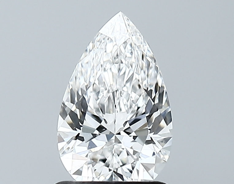 Lab-Grown 1.01 Carat Pear Shape Diamond color D Clarity VS1, precious stones, engagement diamonds