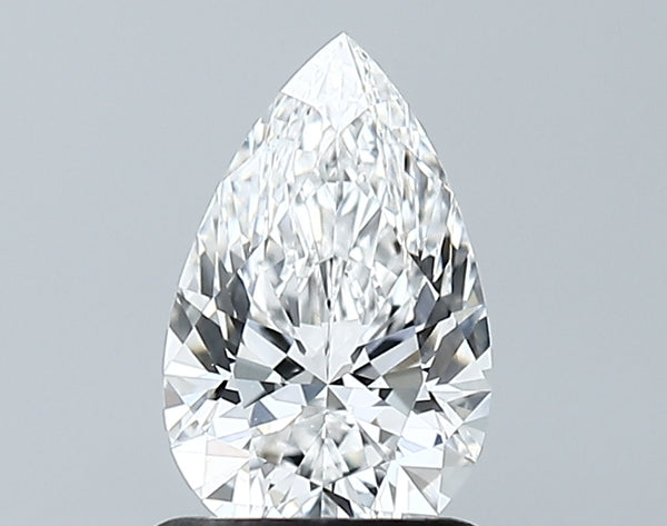 Lab-Grown 1.01 Carat Pear Shape Diamond color D Clarity VS1, precious stones, engagement diamonds