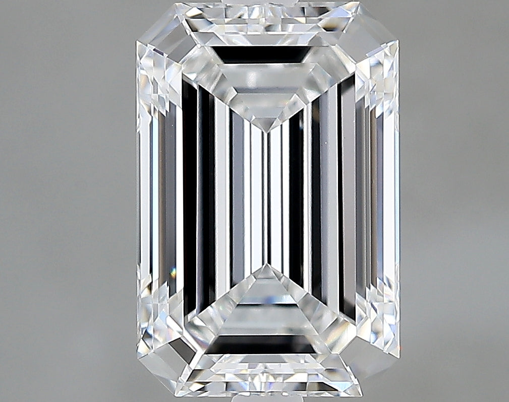 Lab-Grown 2.58 Carat Emerald Cut Diamond color E Clarity VVS2 With GIA Certificate, precious stones, engagement diamonds