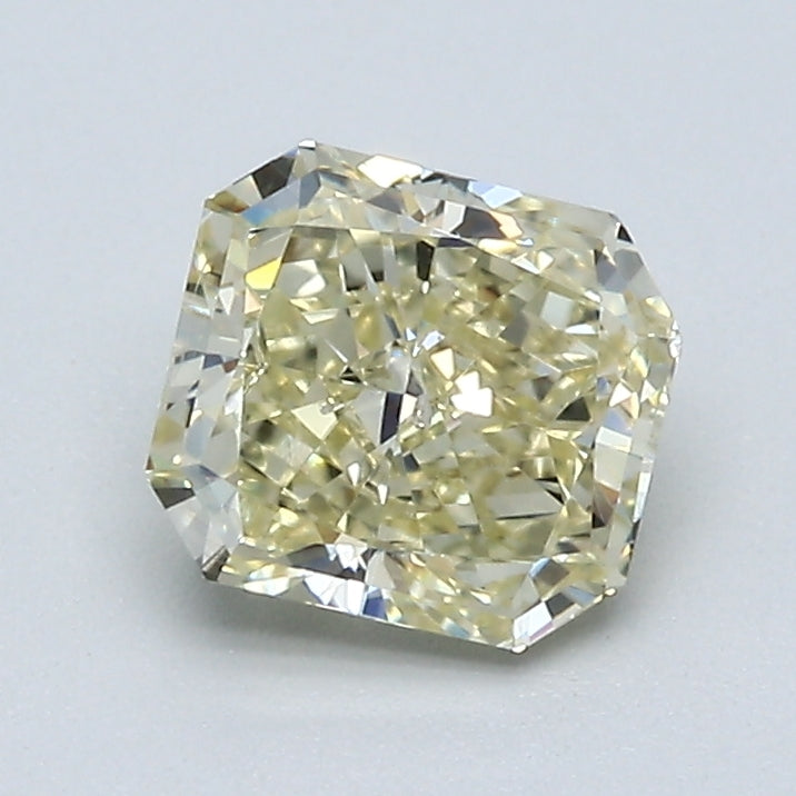 1.06 Carat Radiant Cut Diamond color Fancy Light Brownish Yellow Clarity SI2, natural diamonds, precious stones, engagement diamonds