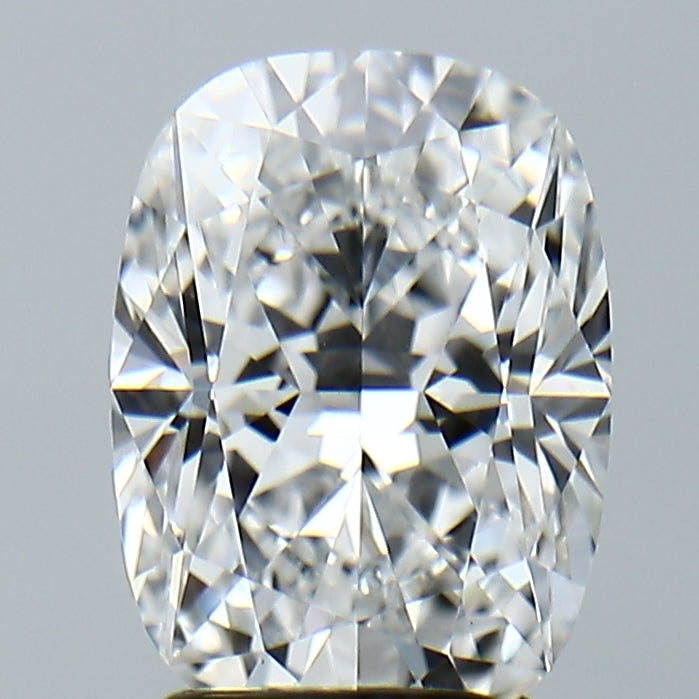 Lab-Grown 2.77 Carat Cushion Brilliant Diamond color D Clarity VS1, precious stones, engagement diamonds