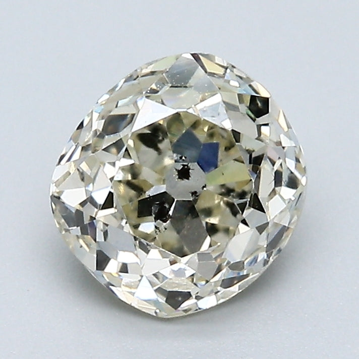 1.59 Carat Old Miner Cut Antique Natural Mined Diamond K Color SI2 Clarity With GIA Certificate, natural diamonds, precious stones, engagement diamonds