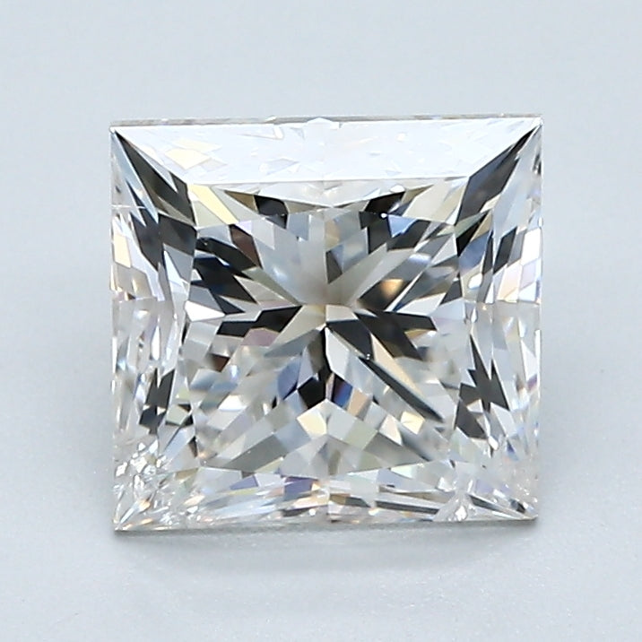 2.01 Carat Princess Cut Natural Mined Diamond H Color I1 Clarity With GIA Certificate, natural diamonds, precious stones, engagement diamonds