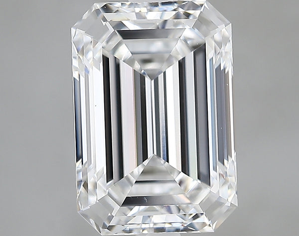 Lab-Grown 3.18 Carat Emerald Cut Diamond color E Clarity VVS2, precious stones, engagement diamonds