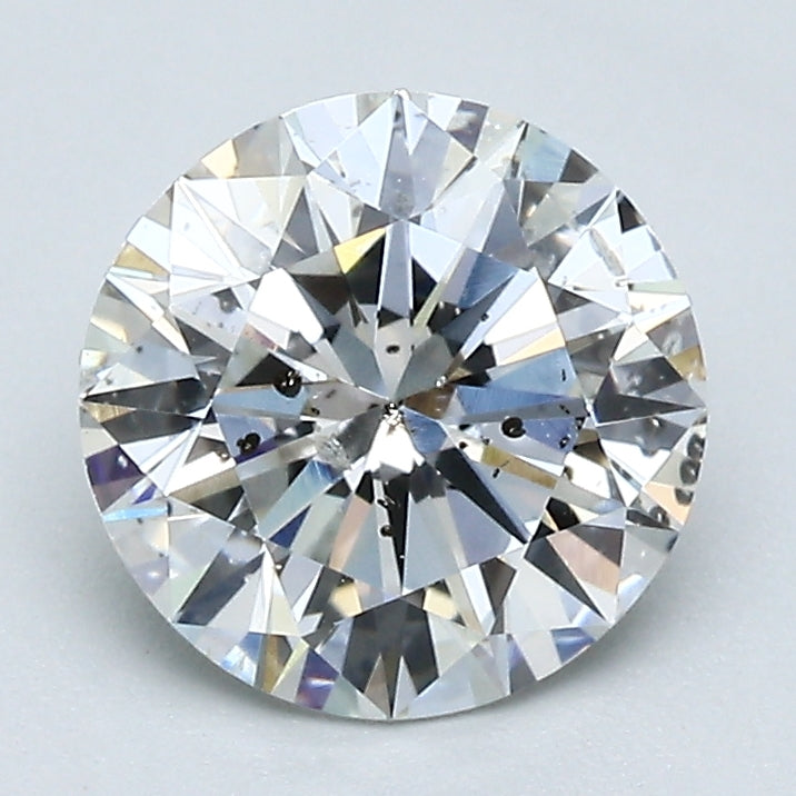 1.64 Carat Round Brilliant Natural Mined Diamond H Color I1 Clarity With GIA Certificate, natural diamonds, precious stones, engagement diamonds
