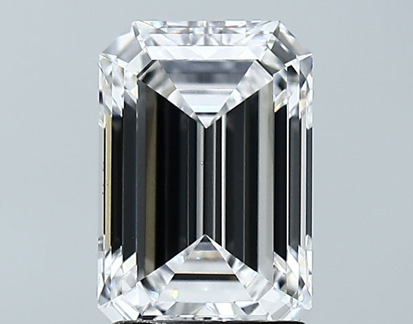 Lab-Grown 2.21 Carat Emerald Cut Diamond color D Clarity VS2 With GIA Certificate, precious stones, engagement diamonds