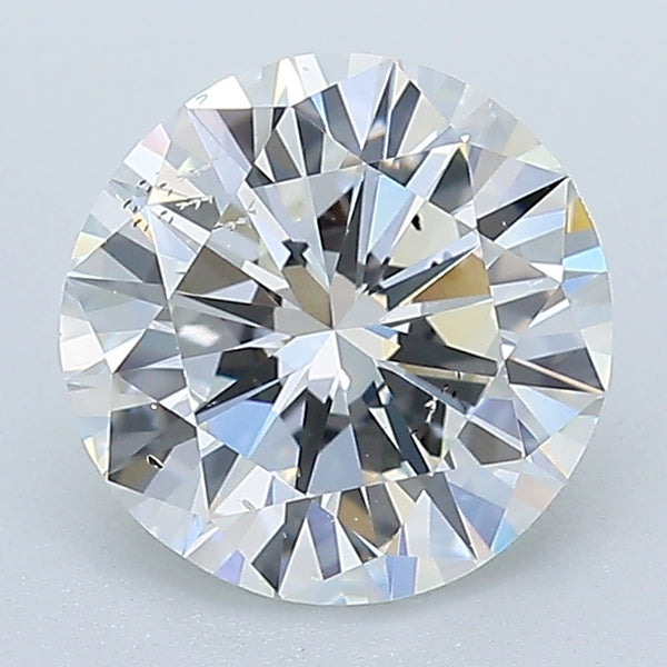 2.01 Carat Round Brilliant Natural Mined Diamond F Color SI1 Clarity With GIA Certificate, natural diamonds, precious stones, engagement diamonds