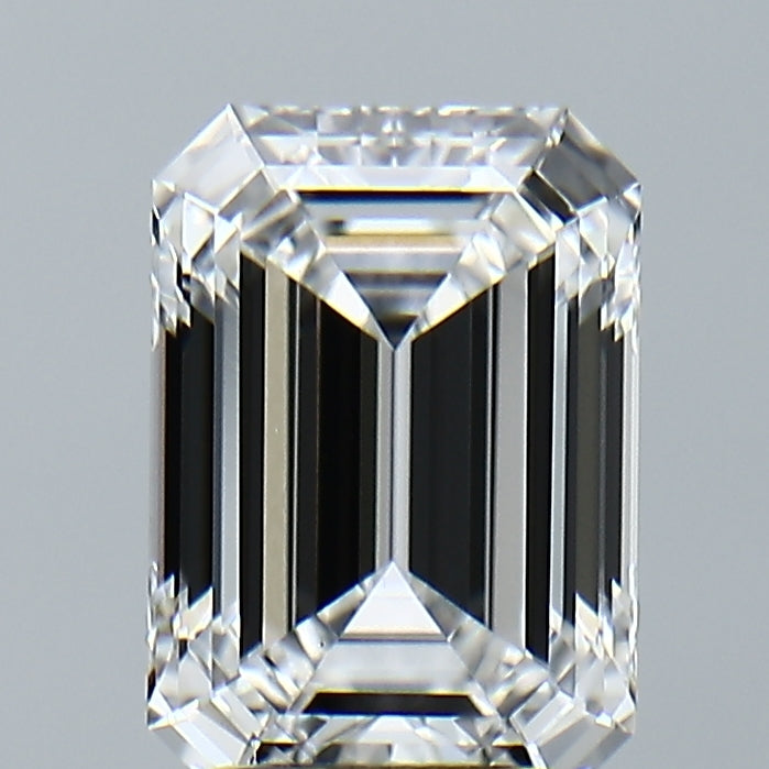 Lab-Grown 2.57 Carat Emerald Cut Diamond color D Clarity VS1, precious stones, engagement diamonds