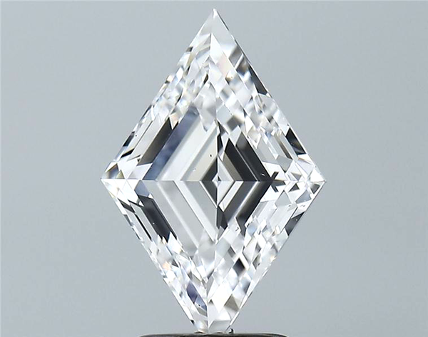 Lab-Grown 2.22 Carat Lozenge Step Cut Diamond color D Clarity VS1 With GIA Certificate, precious stones, engagement diamonds