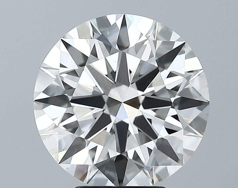 Lab-Grown 4.12 Carat Round Brilliant Diamond color F Clarity VS2 With GIA Certificate, precious stones, engagement diamonds