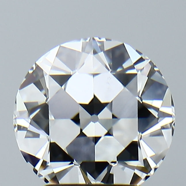 Lab-Grown 2.50 Carat Old European Cut Diamond color D Clarity VVS2, precious stones, engagement diamonds