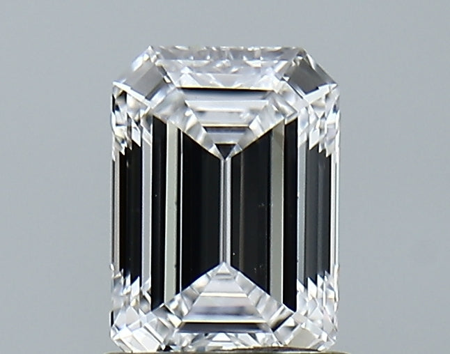 Lab-Grown 1.00 Carat Emerald Cut Diamond color D Clarity VVS1, precious stones, engagement diamonds