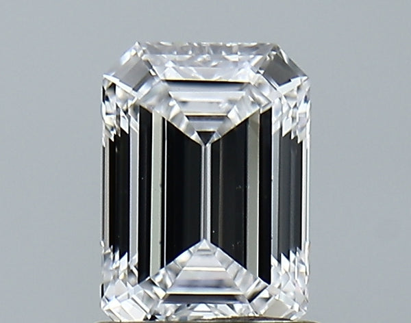 Lab-Grown 1.00 Carat Emerald Cut Diamond color D Clarity VVS1, precious stones, engagement diamonds