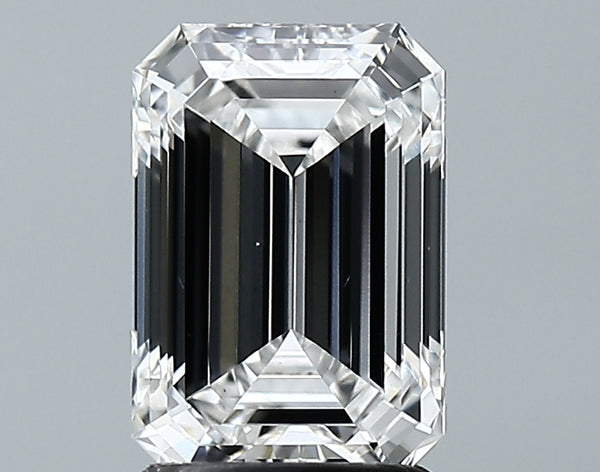 Lab-Grown 2.03 Carat Emerald Cut Diamond color F Clarity VS2 With GIA Certificate, precious stones, engagement diamonds