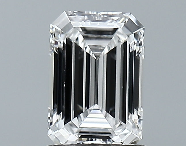 Lab-Grown 1.01 Carat Emerald Cut Diamond color D Clarity VVS1 With GIA Certificate, precious stones, engagement diamonds