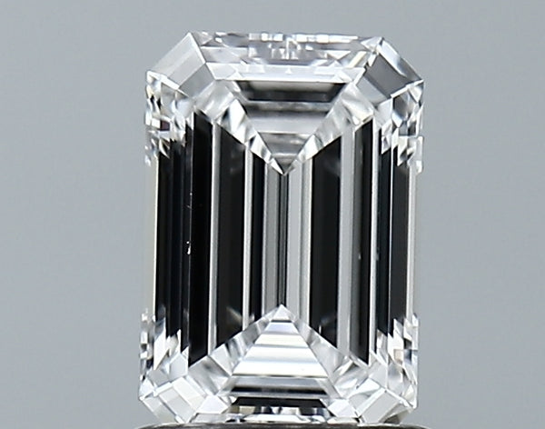 Lab-Grown 1.01 Carat Emerald Cut Diamond color D Clarity VVS1 With GIA Certificate, precious stones, engagement diamonds