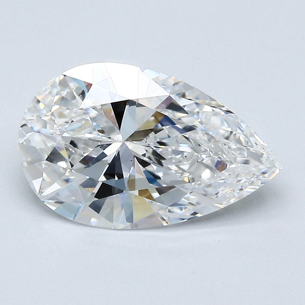 3.01 Carat Pear Shape Natural Mined Diamond E Color SI1 Clarity With GIA Certificate, natural diamonds, precious stones, engagement diamonds