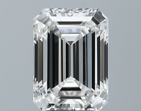 Lab-Grown 4.12 Carat Emerald Cut Diamond color F Clarity VS1 With GIA Certificate, precious stones, engagement diamonds