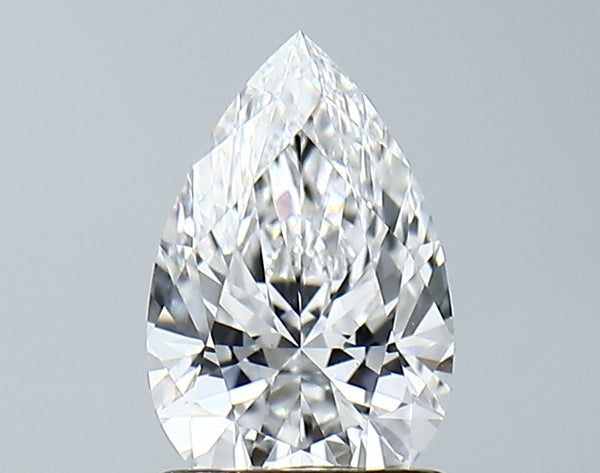 Lab-Grown 1.09 Carat Pear Shape Diamond color D Clarity VVS2, precious stones, engagement diamonds