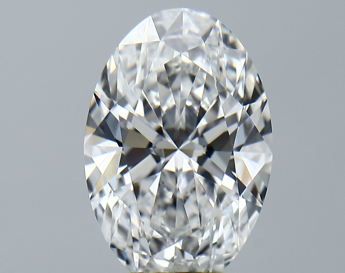 Lab-Grown 5.36 Carat Oval Shape Diamond color E Clarity VVS2 With GIA Certificate, precious stones, engagement diamonds