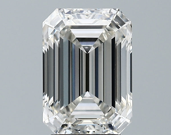 Lab-Grown 3.02 Carat Emerald Cut Diamond color H Clarity VS1 With GIA Certificate, precious stones, engagement diamonds
