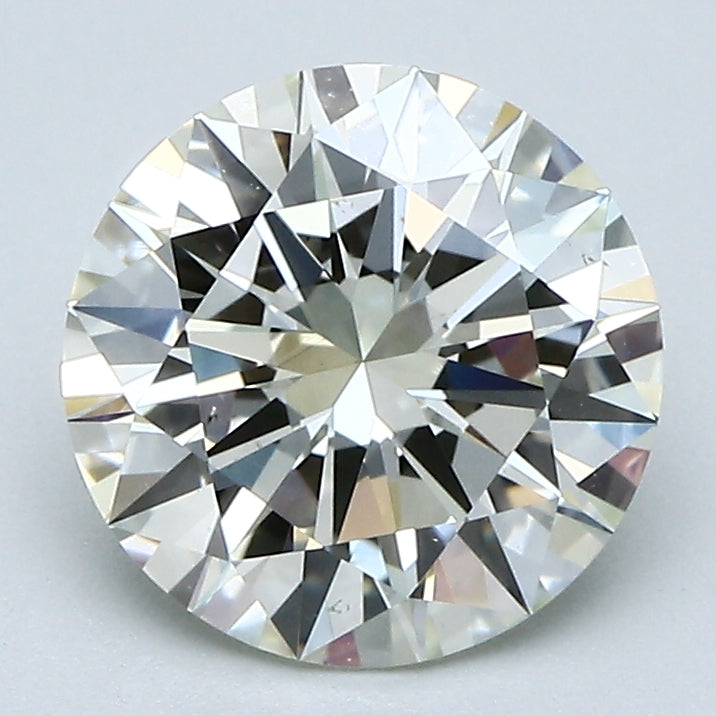 2.01 Carat Round Brilliant Diamond color K Clarity VS2, natural diamonds, precious stones, engagement diamonds