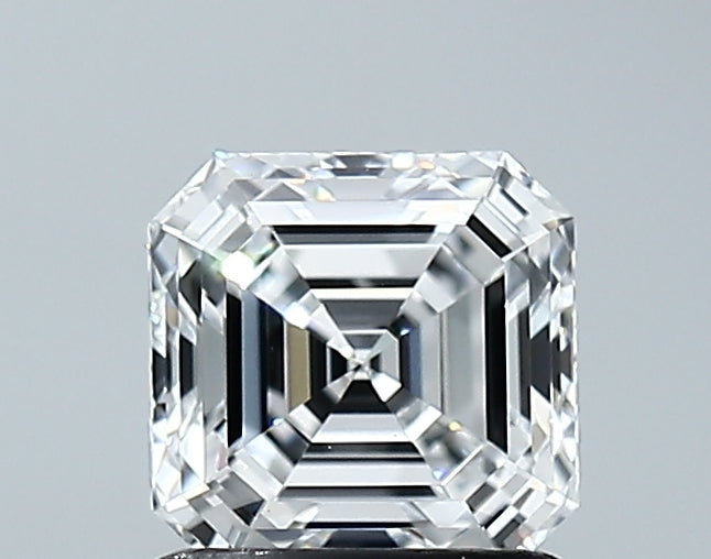 Lab-Grown 1.10 Carat Asscher Cut Diamond color E Clarity VS1, precious stones, engagement diamonds