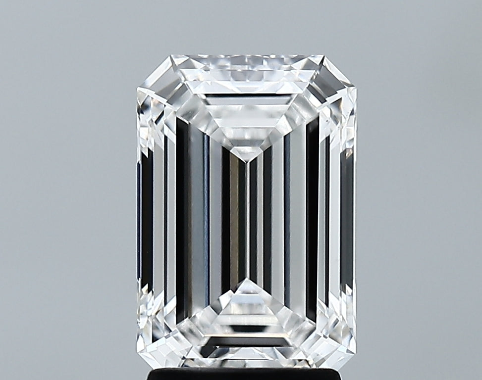 Lab-Grown 2.71 Carat Emerald Cut Diamond color E Clarity VS1 With GIA Certificate, precious stones, engagement diamonds