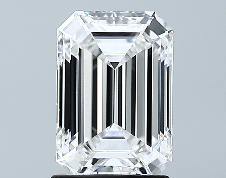 Lab-Grown 1.73 Carat Emerald Cut Diamond color E Clarity VS1 With GIA Certificate, precious stones, engagement diamonds