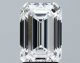 Lab-Grown 2.70 Carat Emerald Cut Diamond color E Clarity VS1 With GIA Certificate, precious stones, engagement diamonds