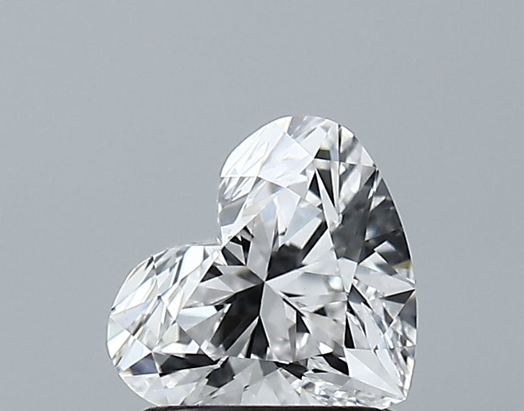 Lab-Grown 1.09 Carat Heart Shape Diamond color E Clarity VS1 With GIA Certificate, precious stones, engagement diamonds
