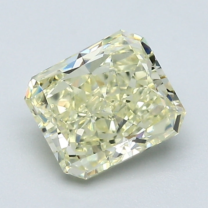 1.31 Carat Radiant Cut Natural Mined Diamond Fancy Light  Yellow Color VS1 Clarity With GIA Certificate, natural diamonds, precious stones, engagement diamonds