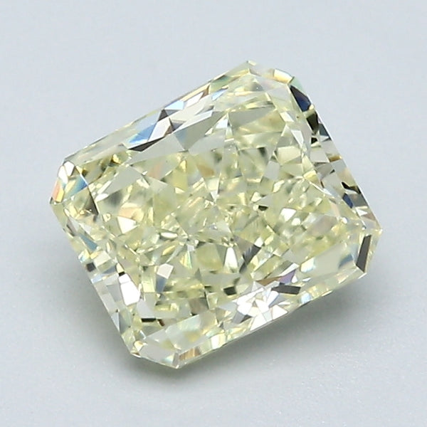 1.31 Carat Radiant Cut Natural Mined Diamond Fancy Light  Yellow Color VS1 Clarity With GIA Certificate, natural diamonds, precious stones, engagement diamonds