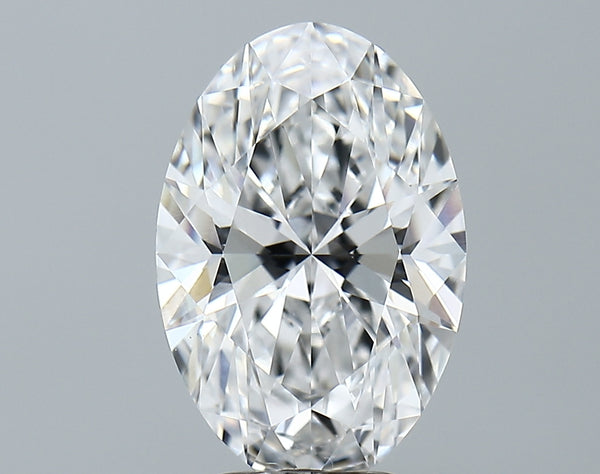 Lab-Grown 3.72 Carat Oval Shape Diamond color D Clarity VS1, precious stones, engagement diamonds