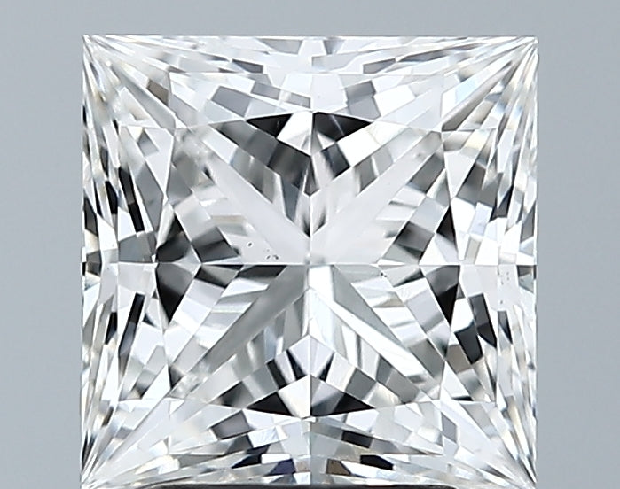 Lab-Grown 2.84 Carat Princess Cut Diamond color F Clarity VS1 With GIA Certificate, precious stones, engagement diamonds