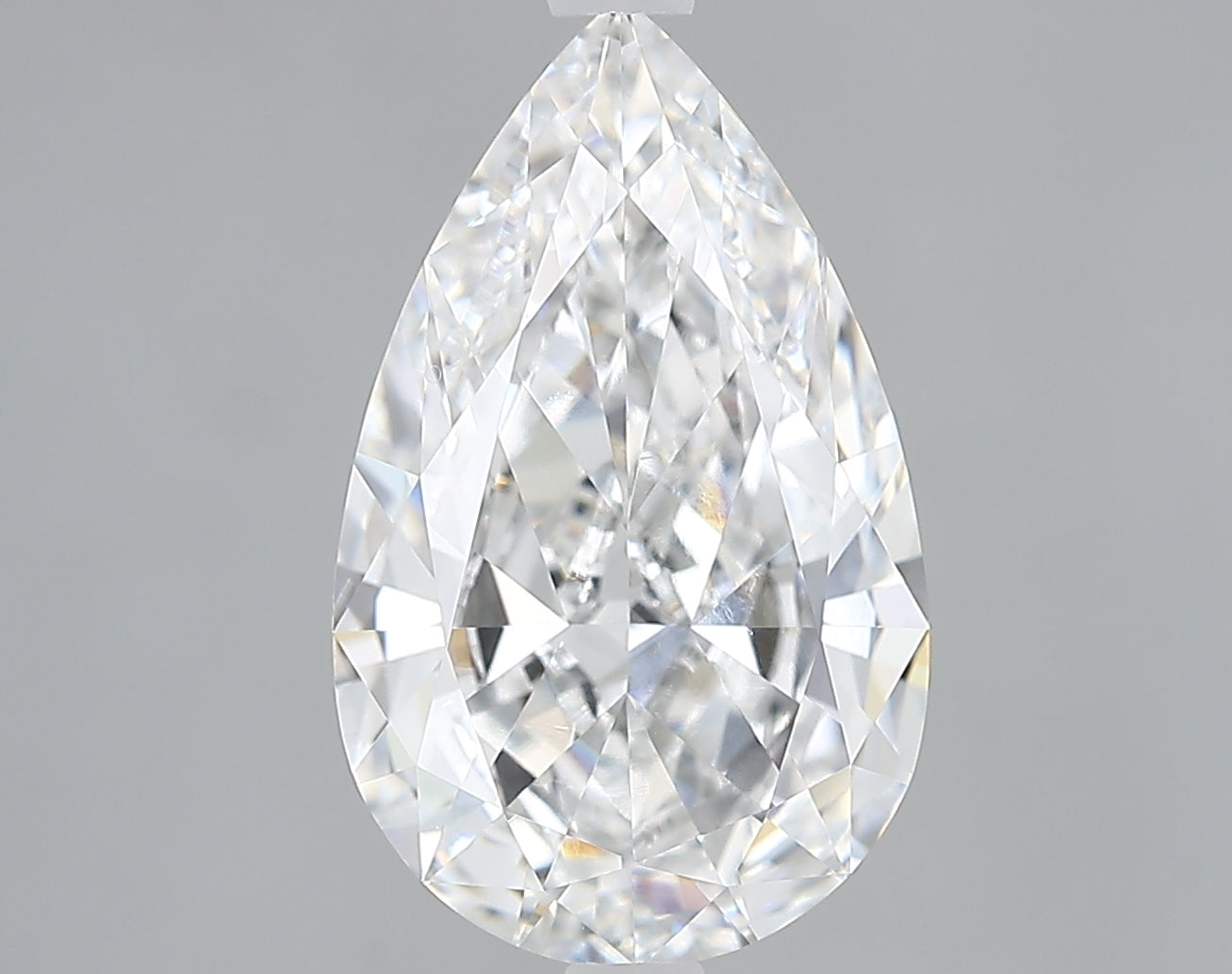 Lab-Grown 2.64 Carat Pear Shape Diamond color D Clarity VVS1, precious stones, engagement diamonds