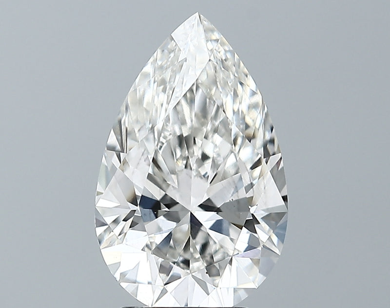 Lab-Grown 3.27 Carat Pear Shape Diamond color H Clarity VS1 With GIA Certificate, precious stones, engagement diamonds