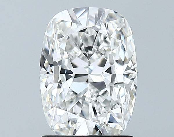 Lab-Grown 1.58 Carat Cushion Brilliant Diamond color F Clarity VS1 With GIA Certificate, precious stones, engagement diamonds
