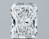 Lab-Grown 1.86 Carat Radiant Cut Diamond color D Clarity VS1, precious stones, engagement diamonds