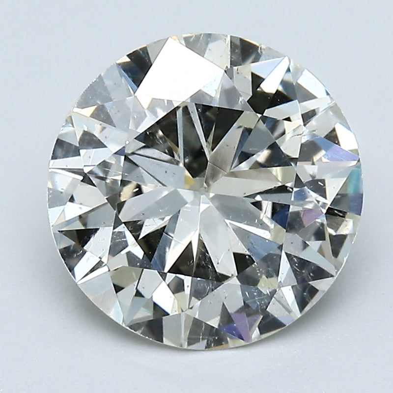 2.71 Carat Round Brilliant Diamond color L Clarity SI2, natural diamonds, precious stones, engagement diamonds