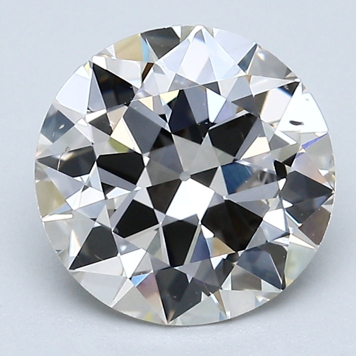 2.46 Carat Old European Cut Diamond color I Clarity SI1, natural diamonds, precious stones, engagement diamonds